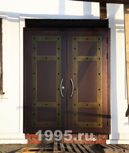 Парадная дверь с порошковым напылением Парадная дверь с порошковым напылением